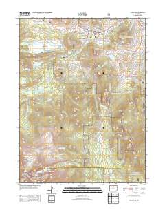 Longs Peak 2013 topographic map thumbnail
