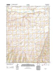 Hayden 2013 topographic map thumbnail