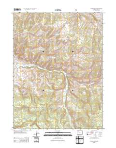 Hayden Gulch 2013 topographic map thumbnail