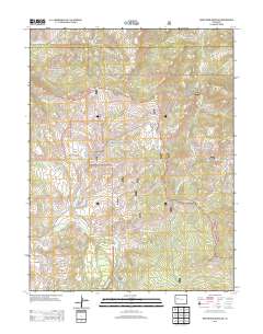 Hightower Mountain 2013 topographic map thumbnail