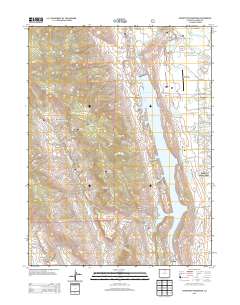 Horsetooth Reservoir 2013 topographic map thumbnail