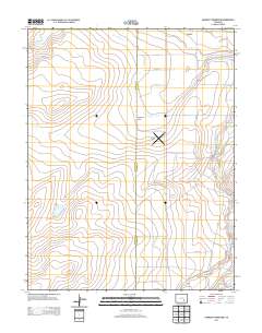 Hardesty Reservoir 2013 topographic map thumbnail