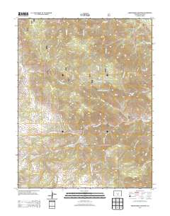 Hardscrabble Mountain 2013 topographic map thumbnail