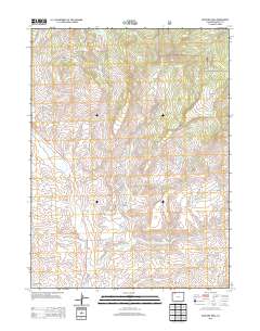 McInturf Mesa 2013 topographic map thumbnail