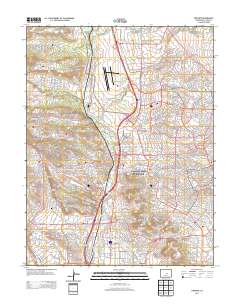 Pikeview 2013 topographic map thumbnail