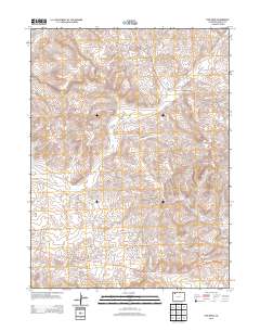 Pine Ridge 2013 topographic map thumbnail