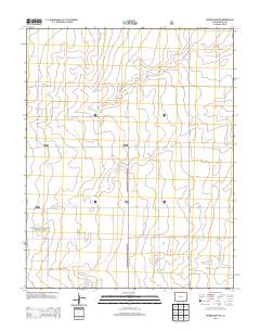 Moore Draw NE 2013 topographic map thumbnail