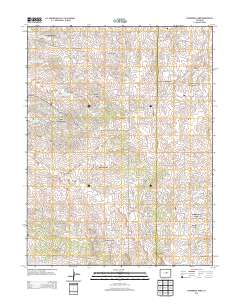 Ponderosa Park 2013 topographic map thumbnail