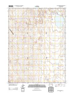 Milton Reservoir 2013 topographic map thumbnail