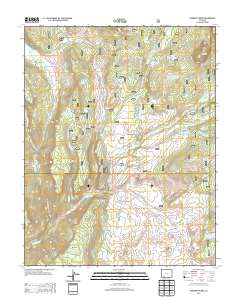 Oakbrush Ridge 2013 topographic map thumbnail