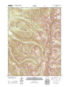 Mount Richthofen 2013 topographic map thumbnail