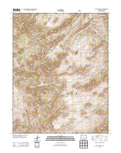 Mount Tyndall 2013 topographic map thumbnail