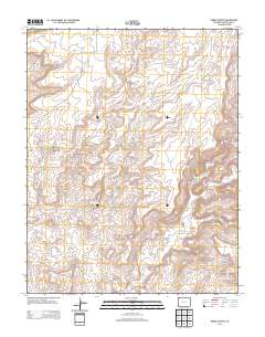 Negro Canyon 2013 topographic map thumbnail