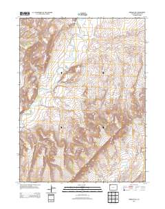Ninemile Hill 2013 topographic map thumbnail