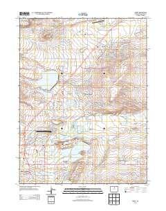 Niwot 2013 topographic map thumbnail