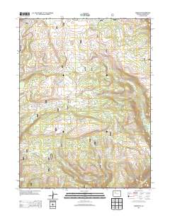 Carbonate 2013 topographic map thumbnail