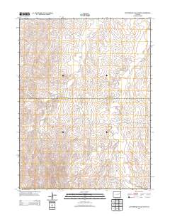 Cottonwood Valley South 2013 topographic map thumbnail