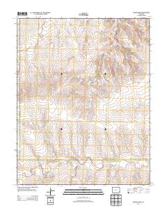 Hasser Ranch 2013 topographic map thumbnail