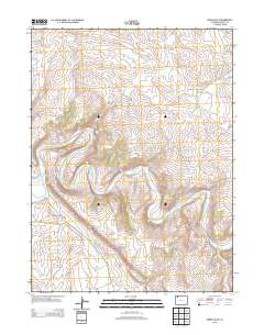 Horse Gulch 2013 topographic map thumbnail