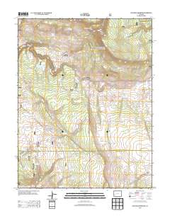 Hotchkiss Reservoir 2013 topographic map thumbnail