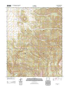 La Valley 2013 topographic map thumbnail