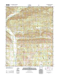Ludwig Mountain 2013 topographic map thumbnail