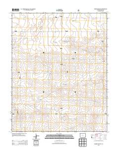 Moore Draw SW 2013 topographic map thumbnail