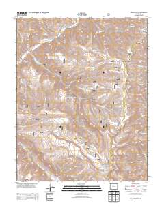 Orphan Butte 2013 topographic map thumbnail