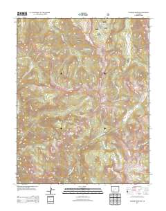 Palomino Mountain 2013 topographic map thumbnail