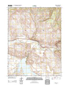 Parshall 2013 topographic map thumbnail