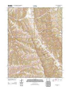 Rio Blanco 2013 topographic map thumbnail