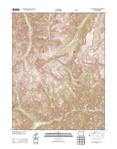 Uncompahgre Peak 2013 topographic map thumbnail