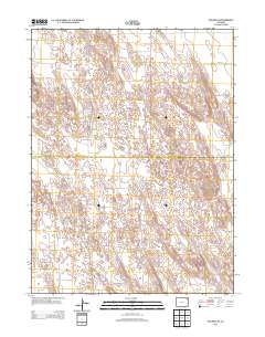 Wauneta NE 2013 topographic map thumbnail