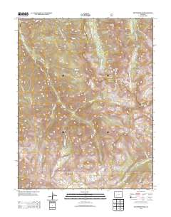 Wetterhorn Peak 2013 topographic map thumbnail