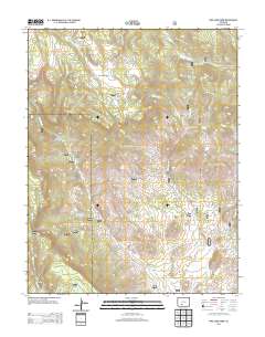 Pine Cone Knob 2013 topographic map thumbnail