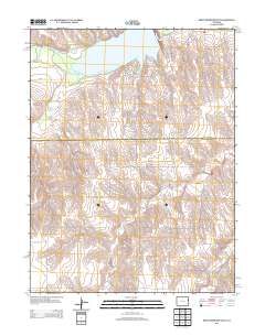 Bonny Reservoir South 2013 topographic map thumbnail