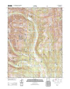 Alma 2013 topographic map thumbnail