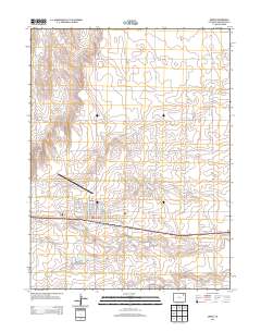 Akron 2013 topographic map thumbnail