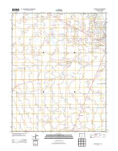 Alamosa West 2013 topographic map thumbnail