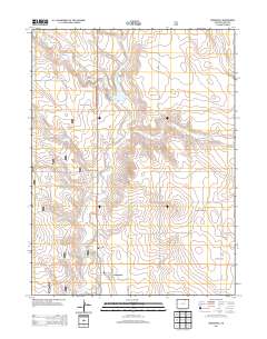 Briggsdale 2013 topographic map thumbnail