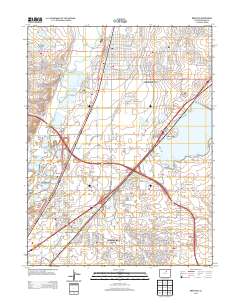 Brighton 2013 topographic map thumbnail