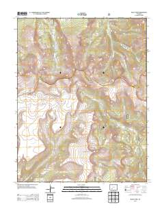 Baldy Cinco 2013 topographic map thumbnail