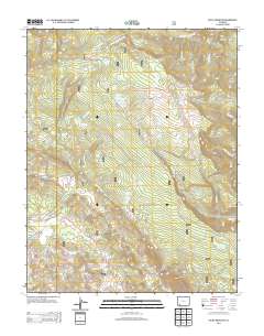 Baldy Mountain 2013 topographic map thumbnail
