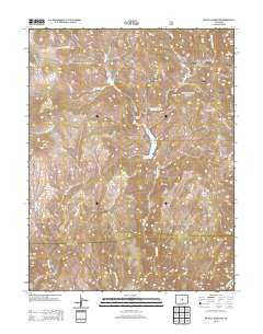 Big Bull Mountain 2013 topographic map thumbnail
