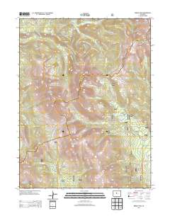 Boreas Pass 2013 topographic map thumbnail