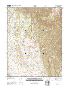 Badito Cone 2013 topographic map thumbnail