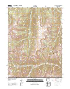 Berthoud Pass 2013 topographic map thumbnail