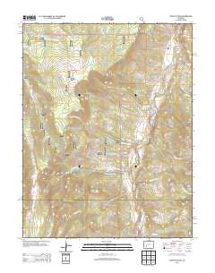 Alpine Plateau 2013 topographic map thumbnail