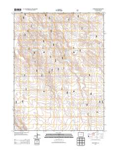 Baker Draw 2013 topographic map thumbnail