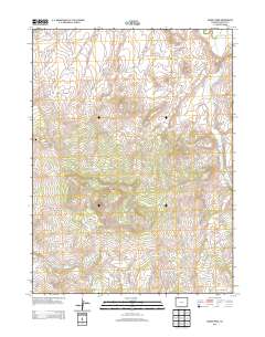 Bakers Peak 2013 topographic map thumbnail